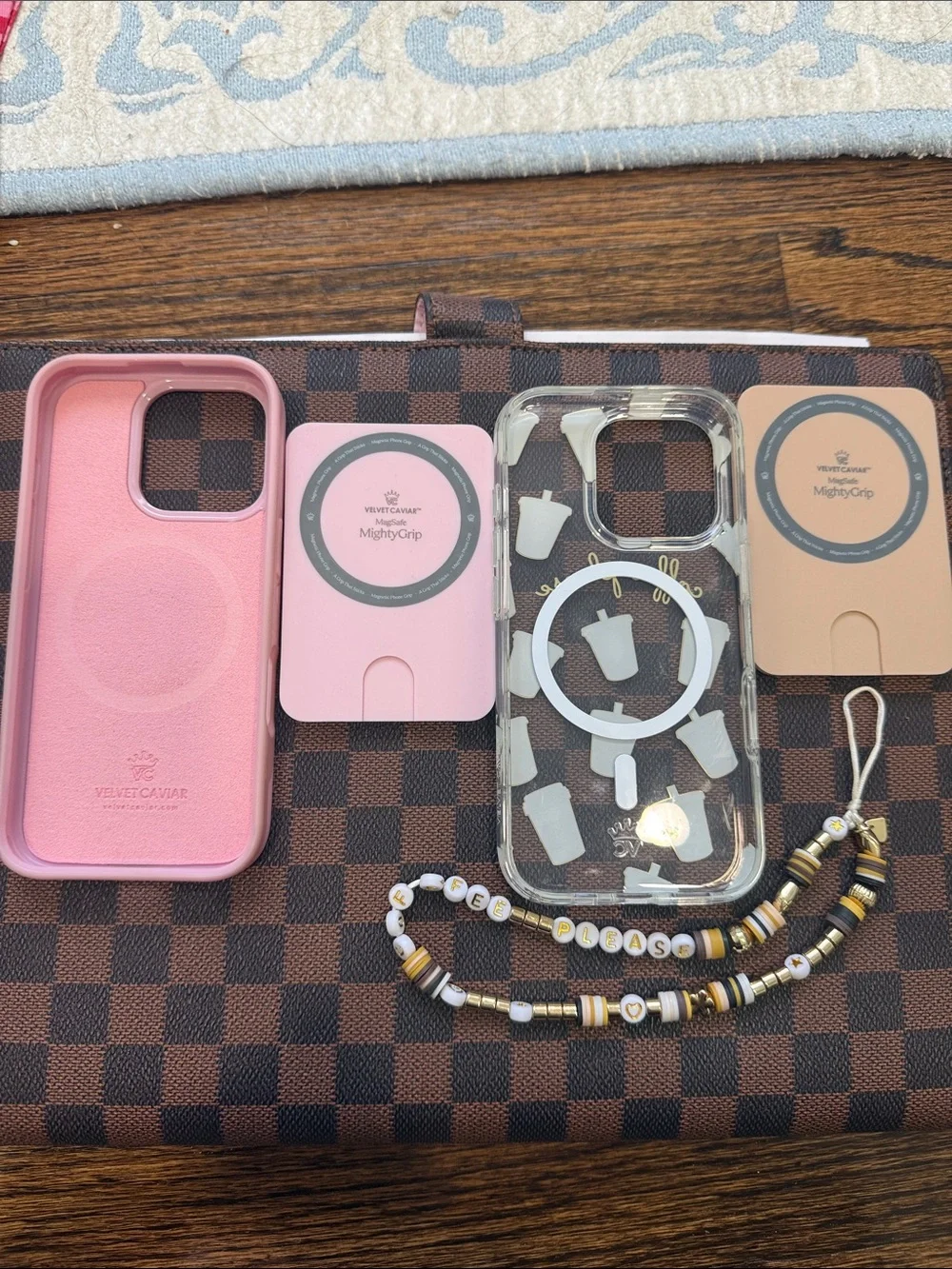 Velvet Caviar iPhone 16 pro cases with accessories included!